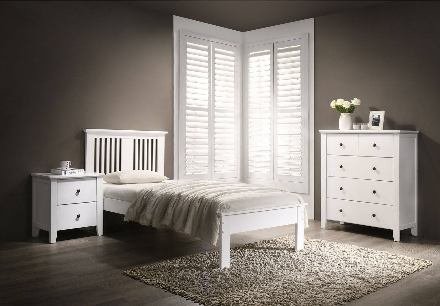 Hanna Slatted Bedframe