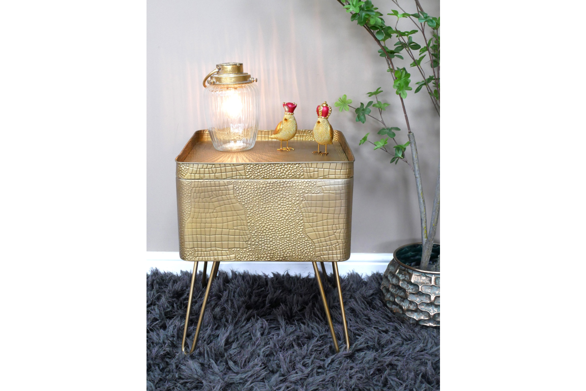 Side Table With Storage - 10167