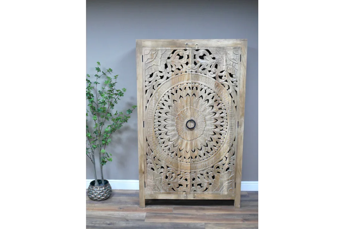 Carved Wardrobe - 10186