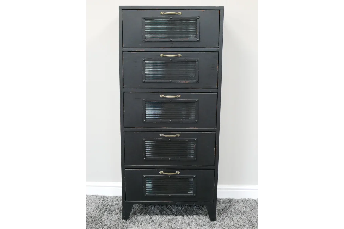 Black Industrial Storage Cabinet - 10380