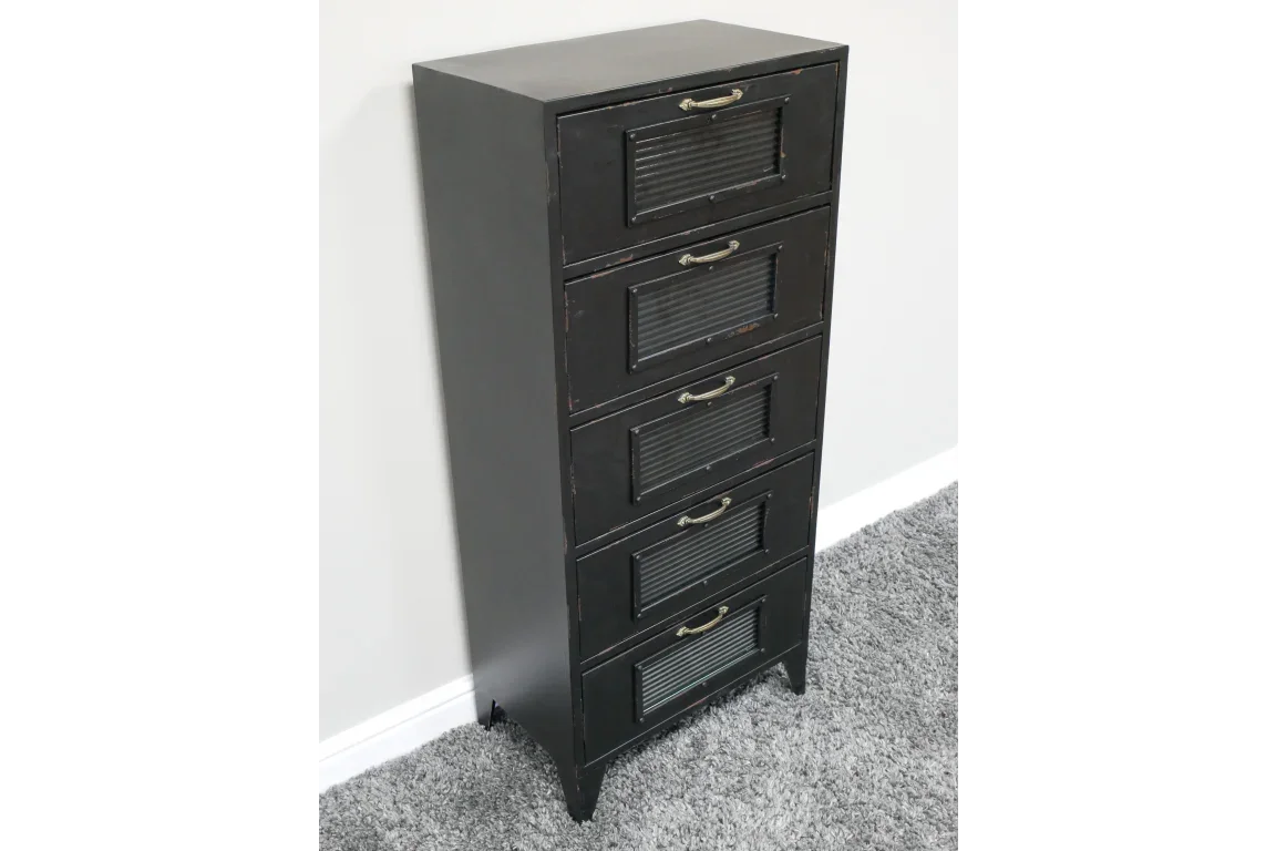 Black Industrial Storage Cabinet - 10380