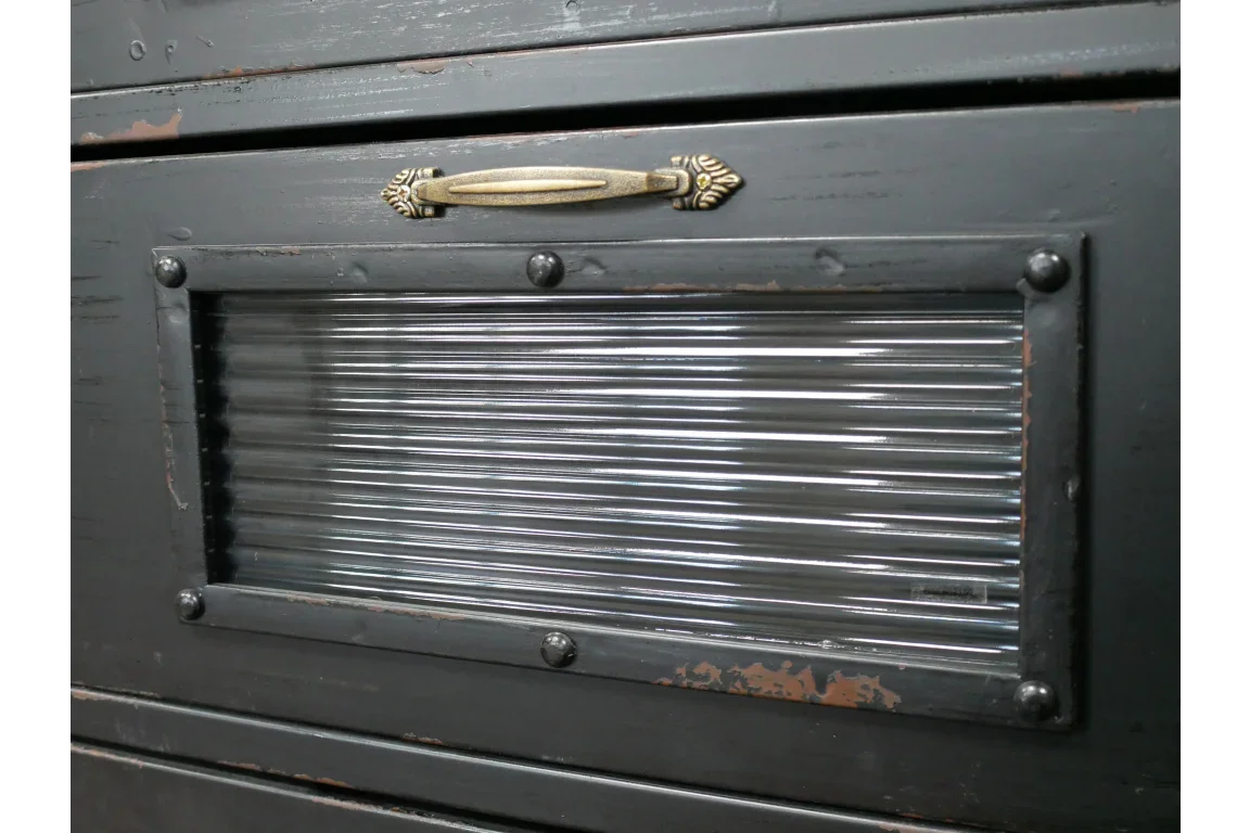 Black Industrial Storage Cabinet - 10380