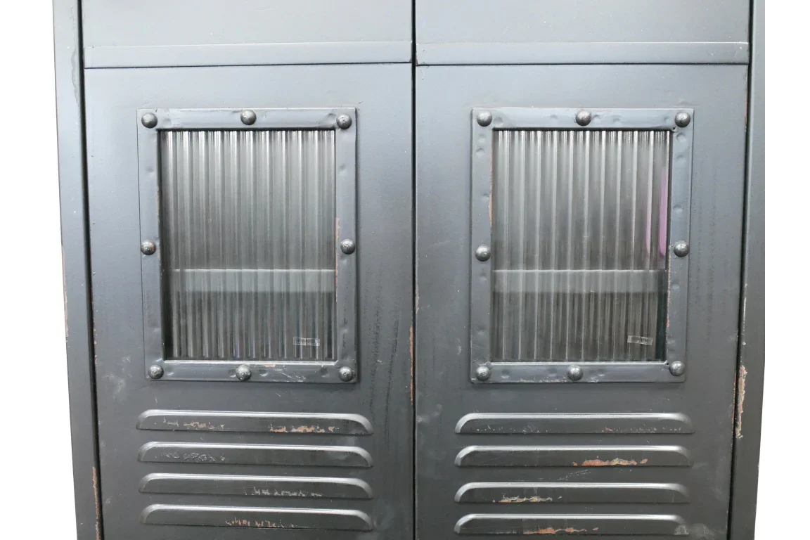 Black Industrial Cabinet - 10381
