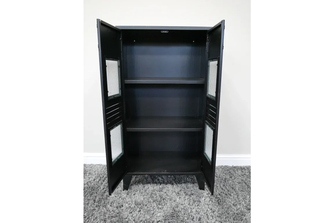 Black Industrial Cabinet - 10381