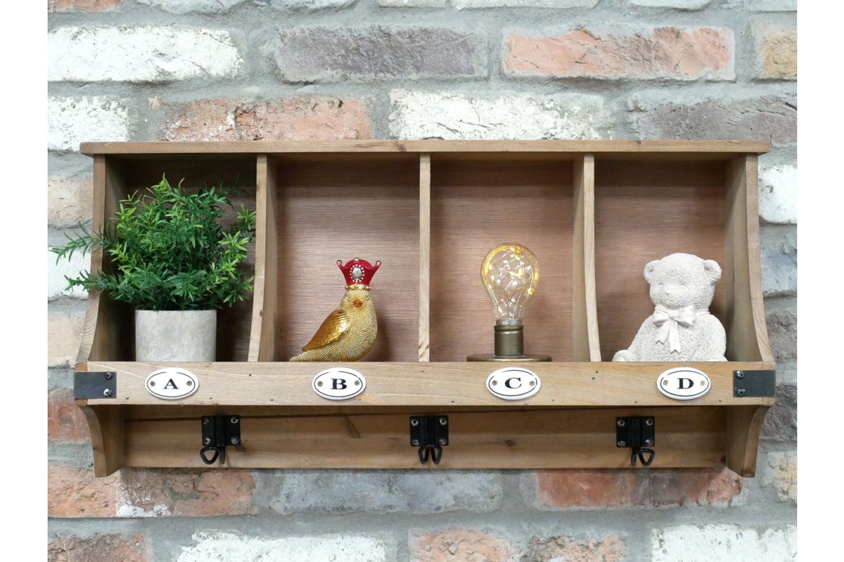 Wall Unit With Hooks