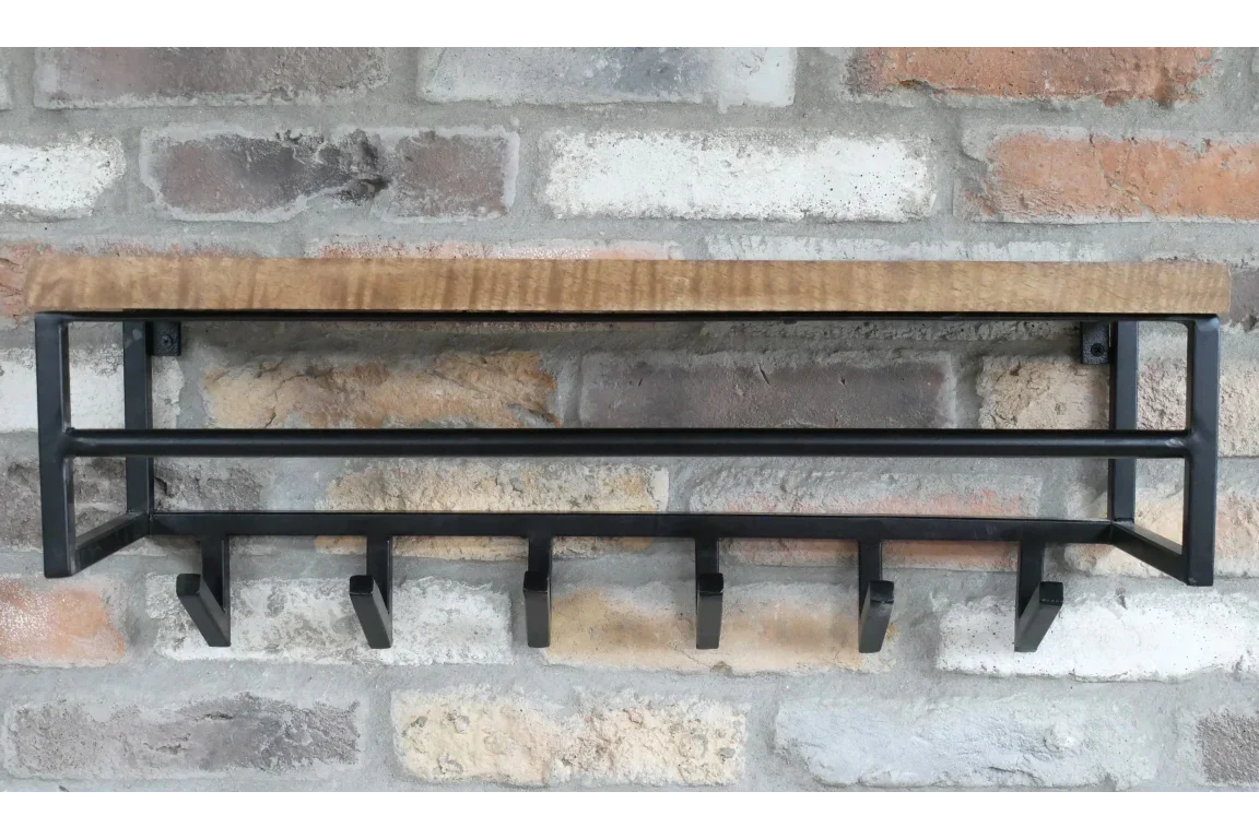 Shelf With Hooks - 10841