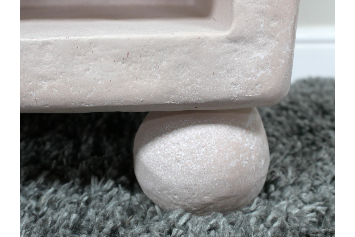 Light Pink Bedside Cabinet - 11059