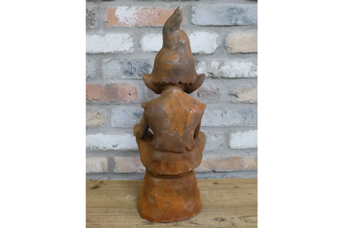 Rusty Cast Iron Elf - 11217