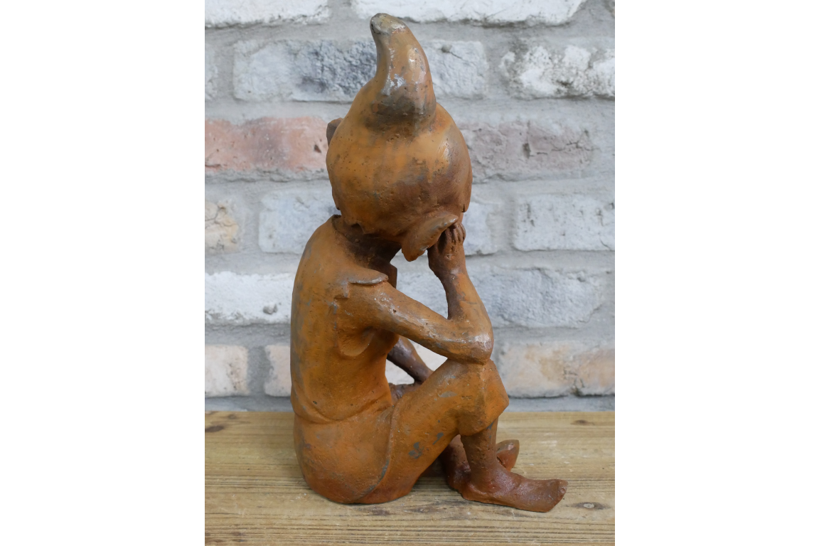 Rusty Cast Iron Elf - 11218