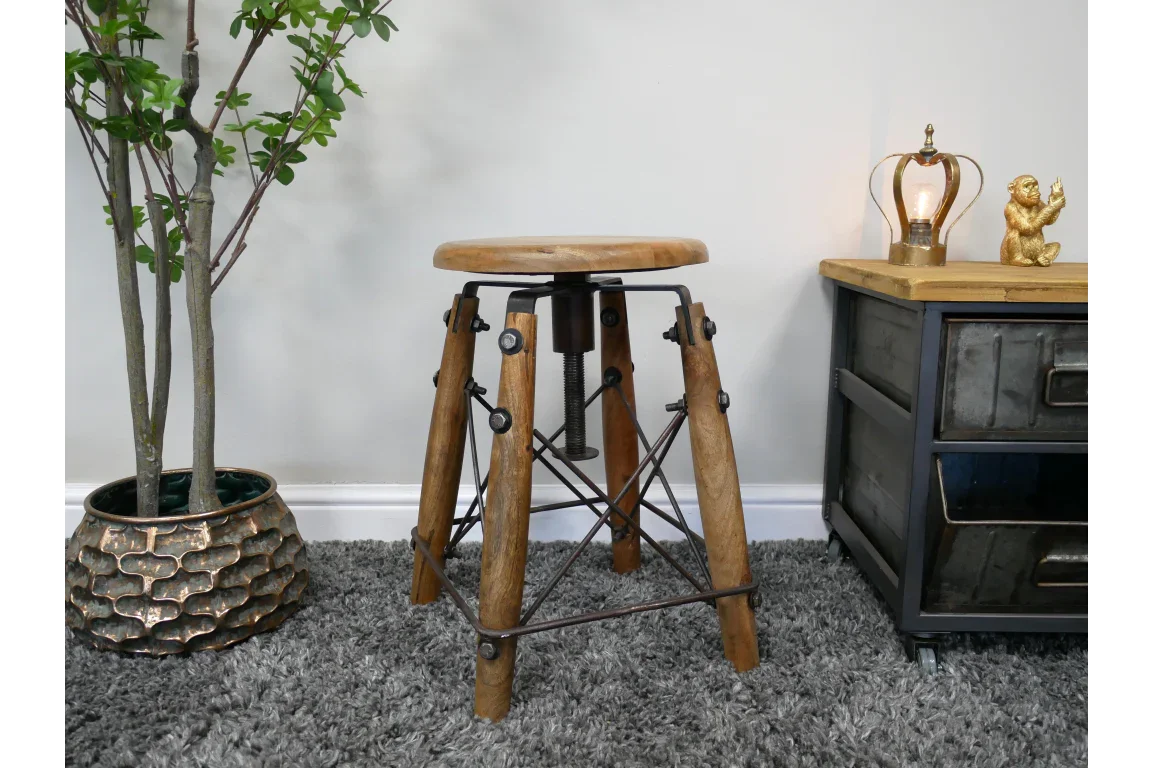 Adjustable Industrial Stool - 11284