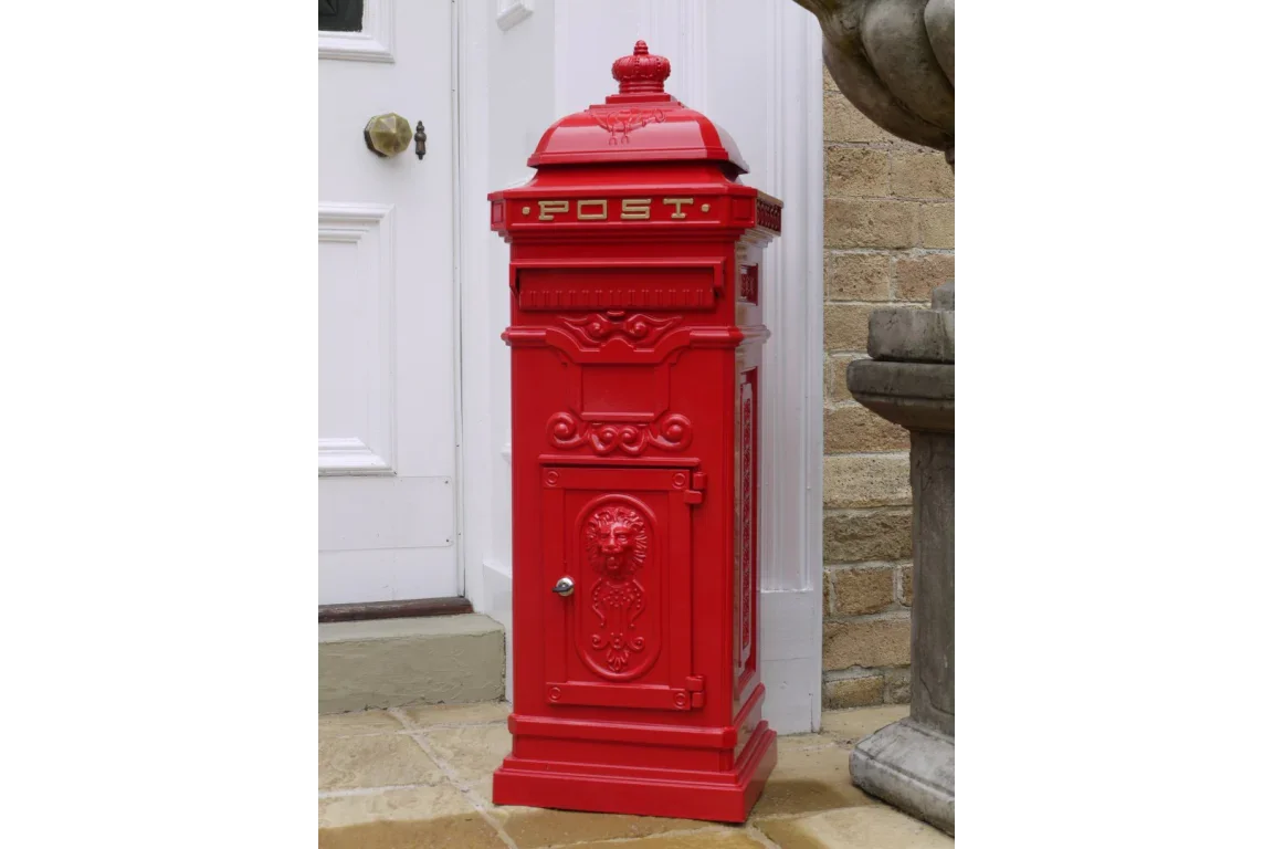 Aluminium Mail Box Red - 1198