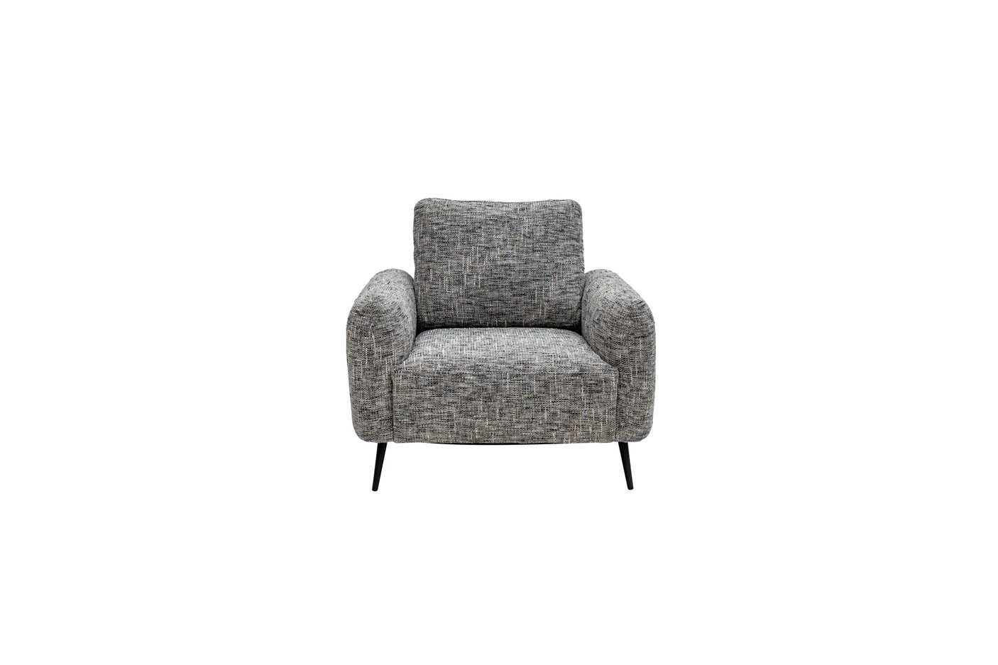 Harper Fabric Armchair - Grey Weave
