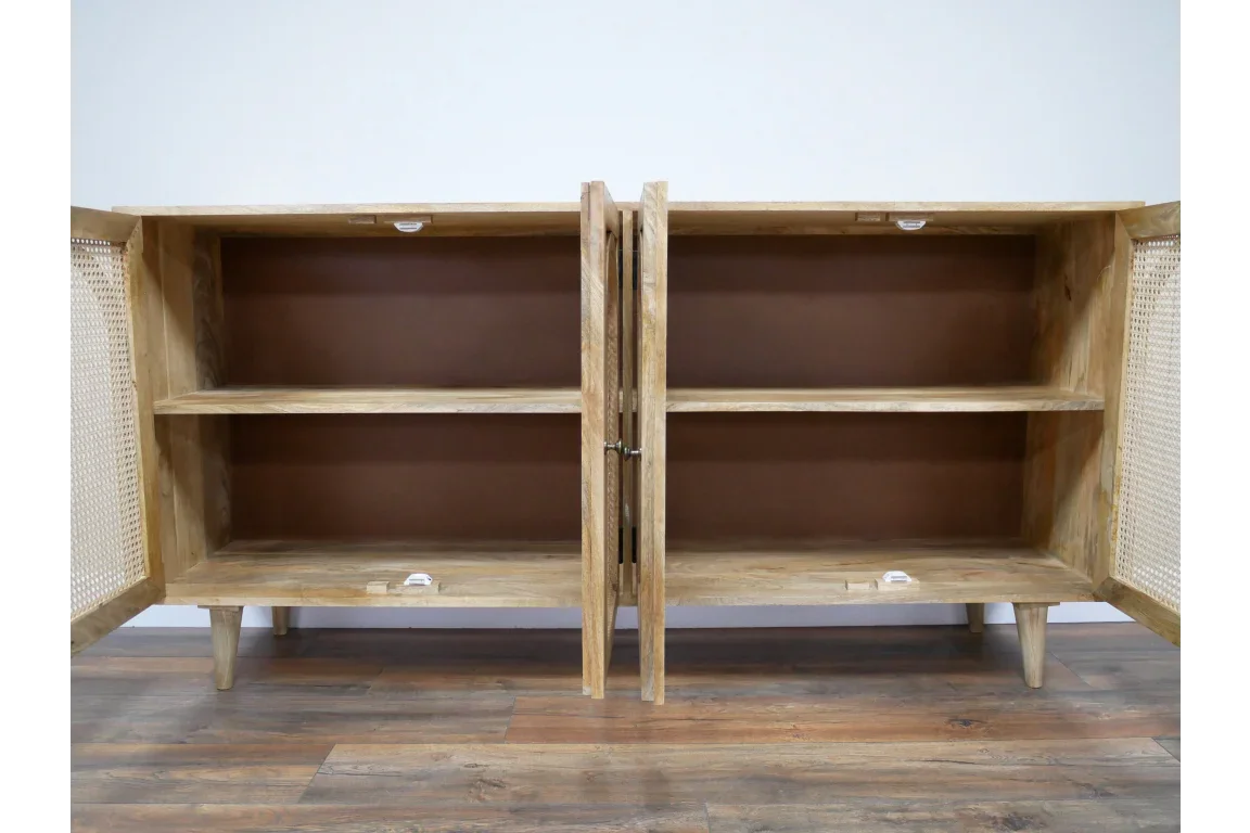 Large Rattan Sideboard - 12042