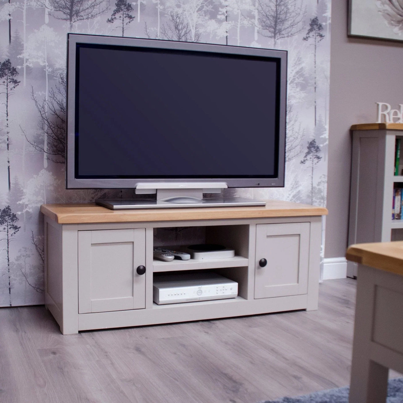 Buy grey TV stand cabinet online, modern living room furniture, media unit for sale