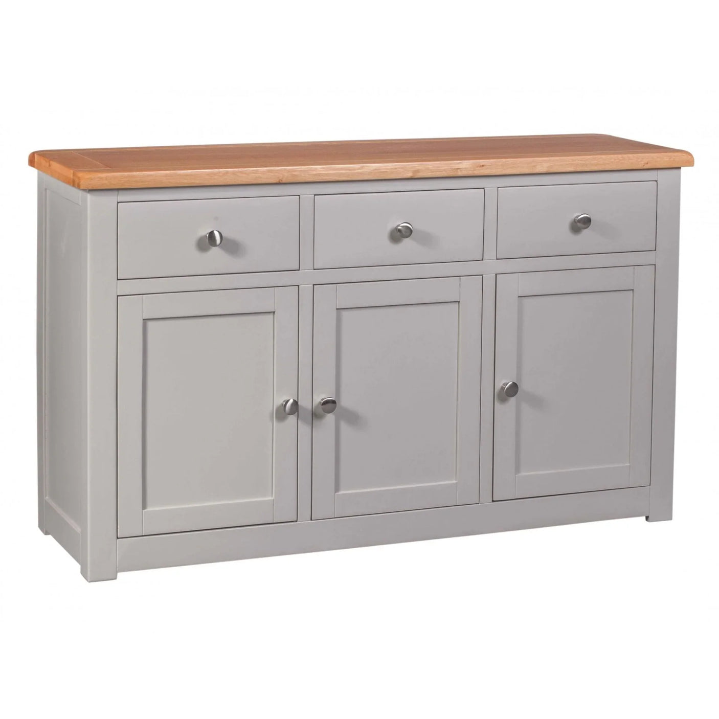Buy grey sideboard cabinet with wooden top online, modern storage unit, home furniture