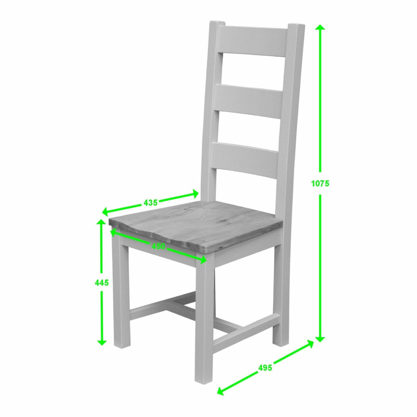 Painted Deluxe Ladder Back Chair