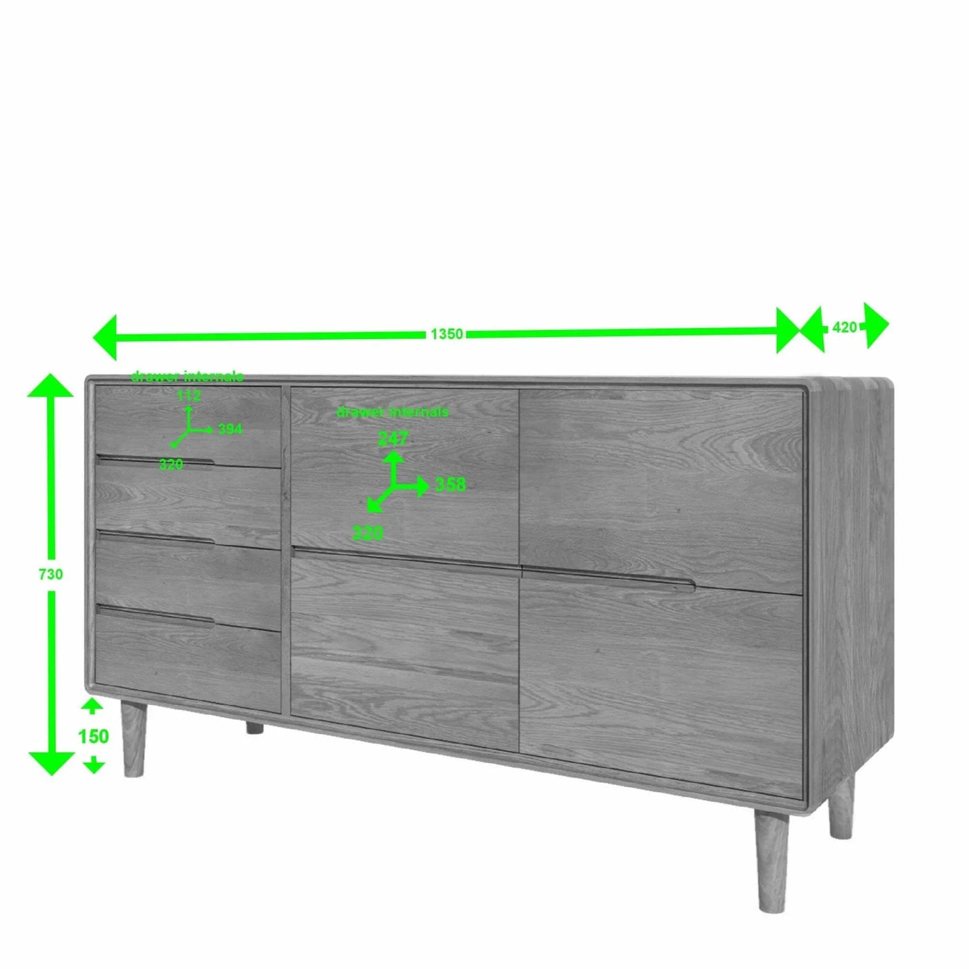 Scandic Large Sideboard