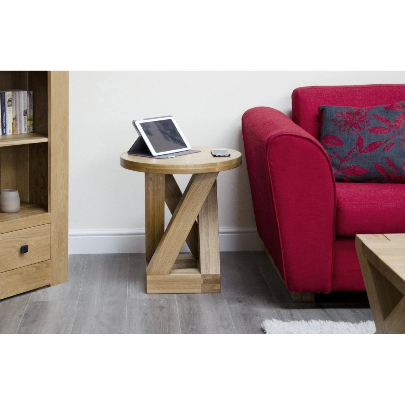 Z Round x 4 Leg Lamp Table