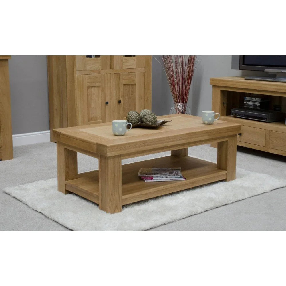 Bordeaux 4 x 2 Coffee Table With Shelf