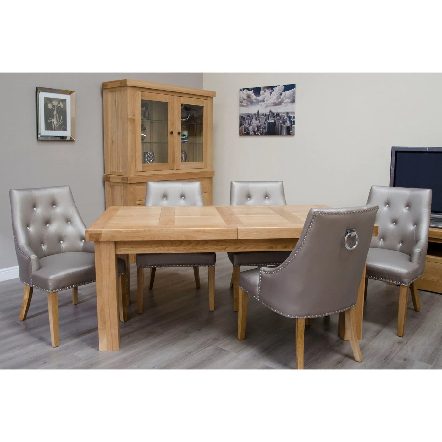 Twin Panel Extending Table