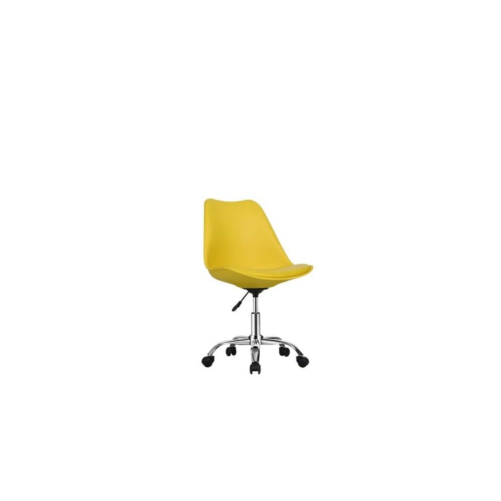 Pair of Urban Swivel Chairs Yellow
