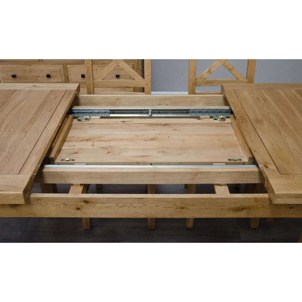 Deluxe Twin Leaf Extending Table