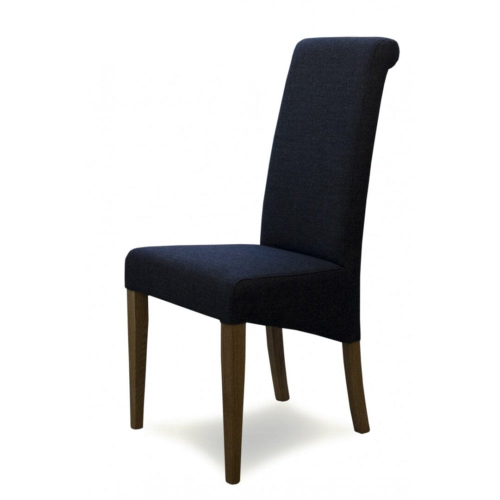Italia Fabric Chair Charcoal