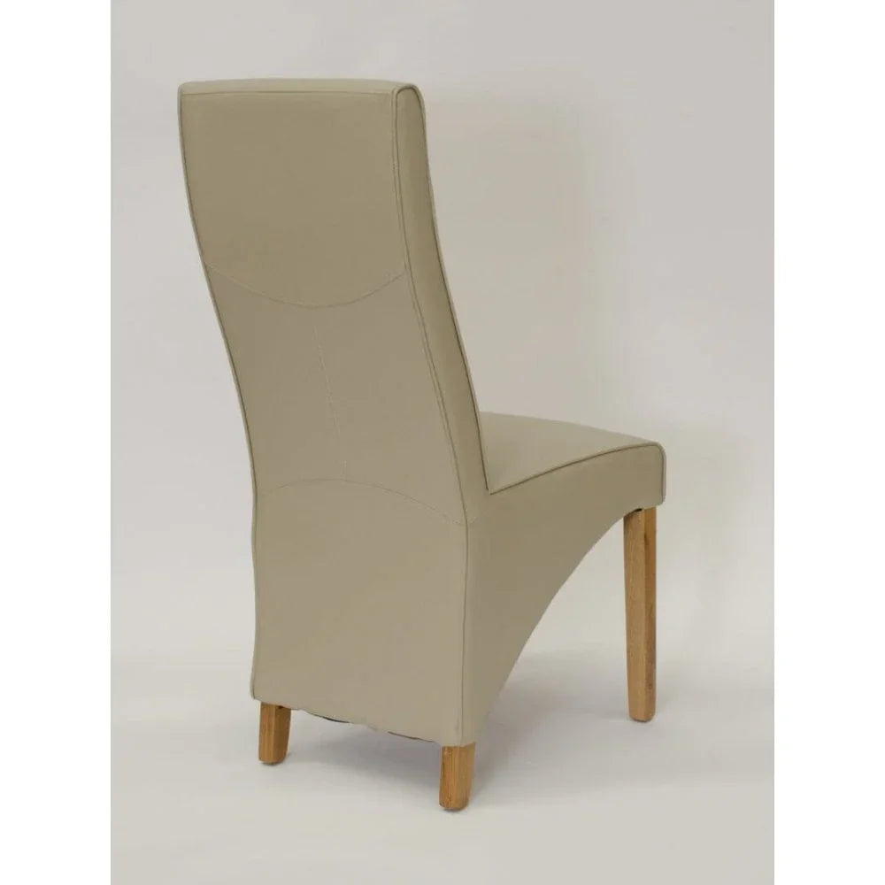 Wave Dining Chair Matt Bonded Bone