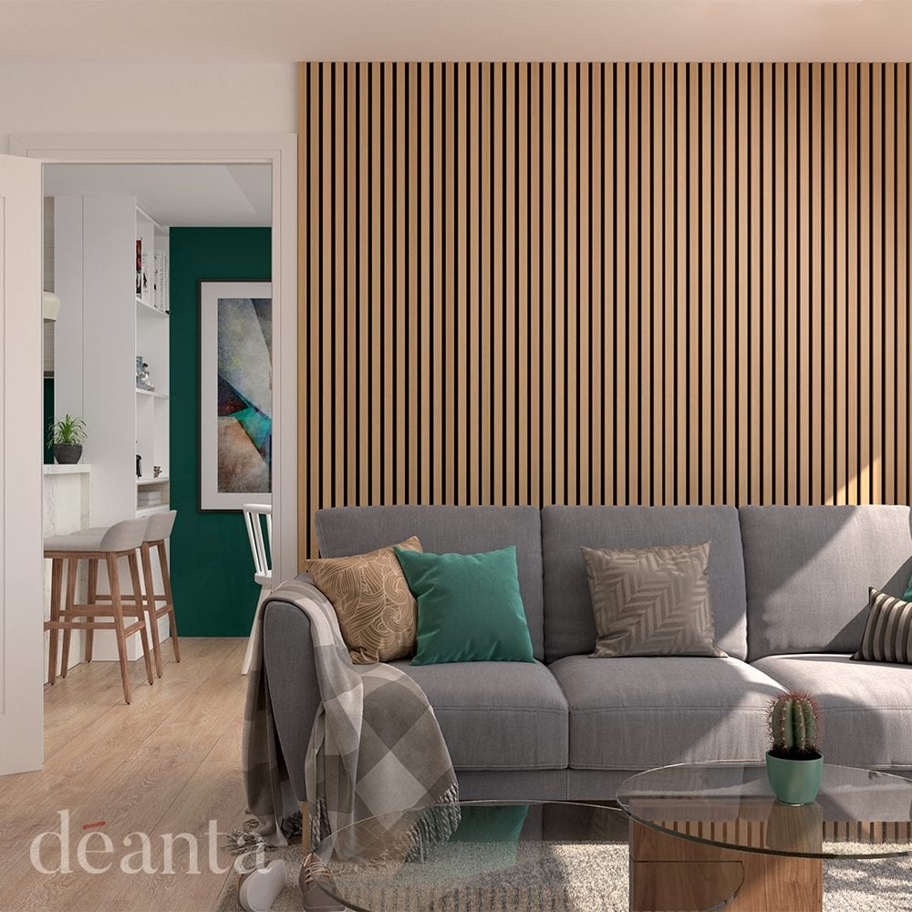 Immerse Acoustic Paneling Oak 2400*600*21 (2 Pcs Per Box)