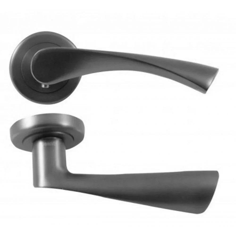 Inishmore Handles Pair Black Graphite (Msb)