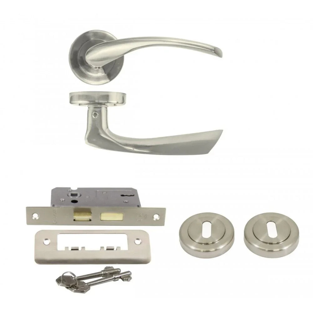 Skellig Satin Nickle Bathroom Set