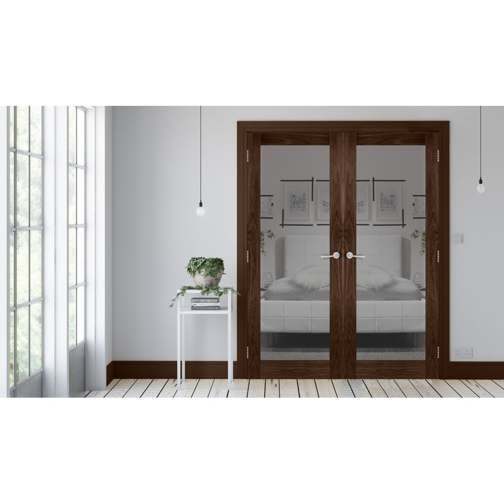 Walnut Nm6G Clear Glass 2032X864X45