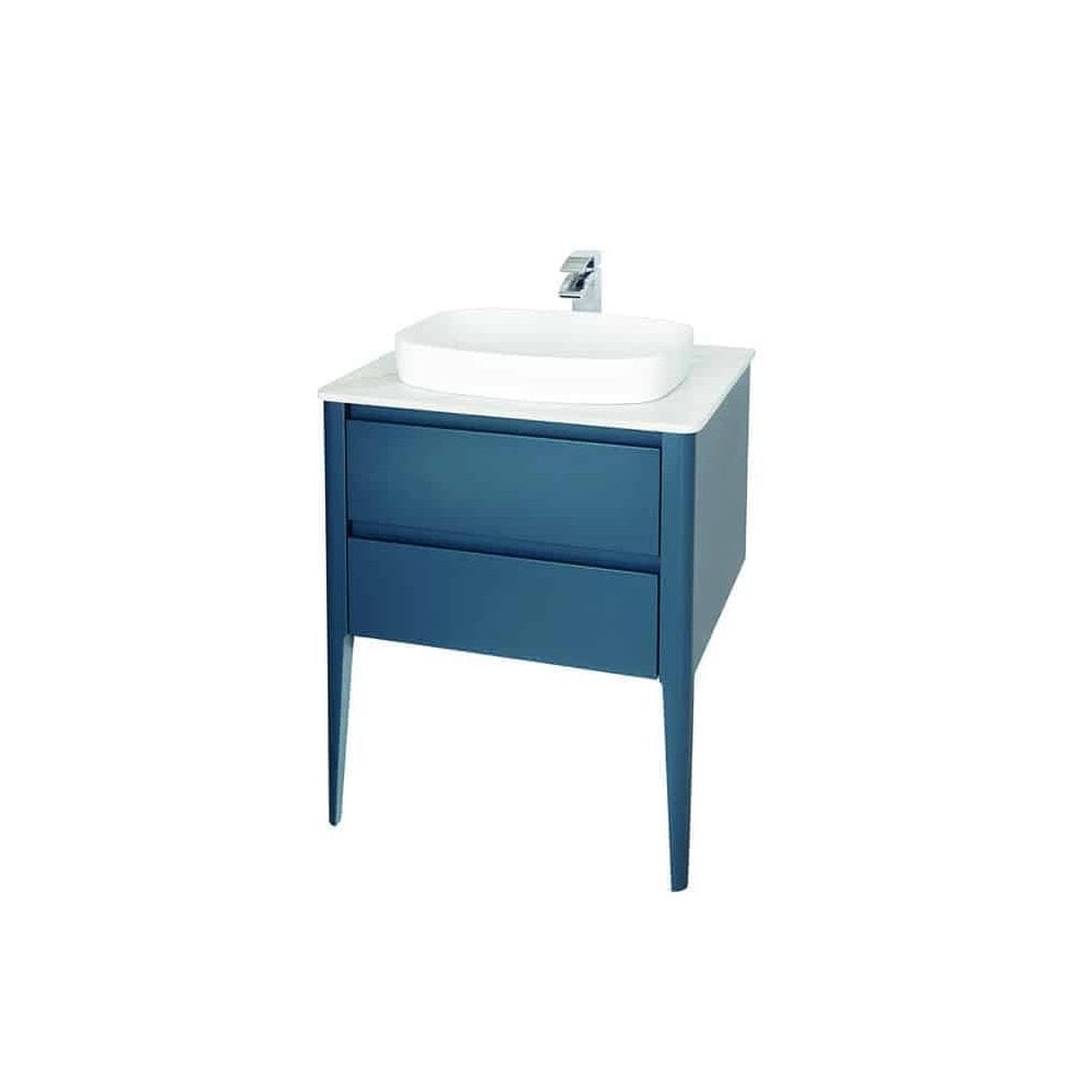 Ezra 650mm Navy Unit & Basin