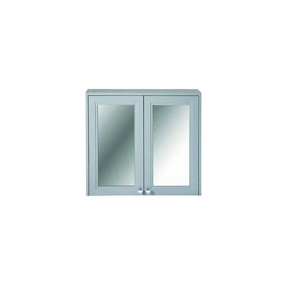 Merrion 700mm Mirror Cabinet Slate Grey