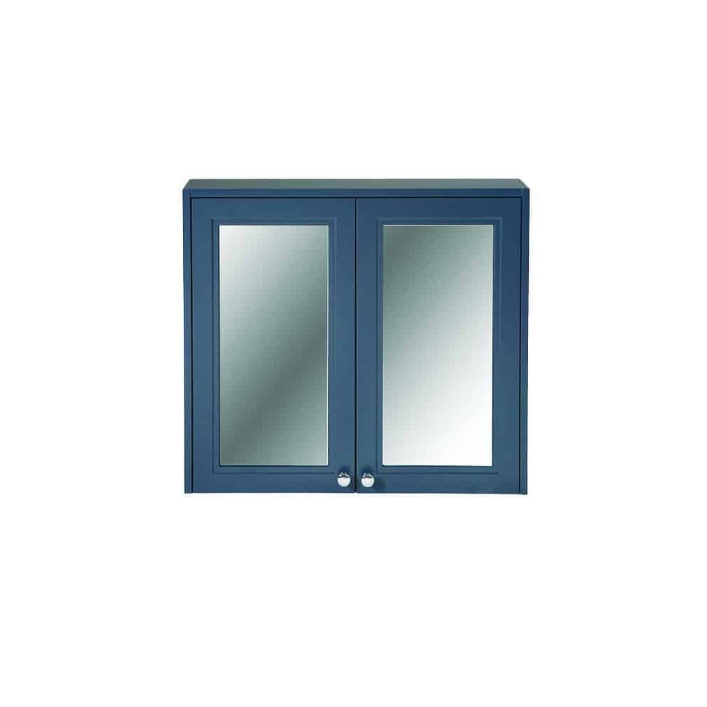 Woodbridge 700mm Mirror Cabinet Navy