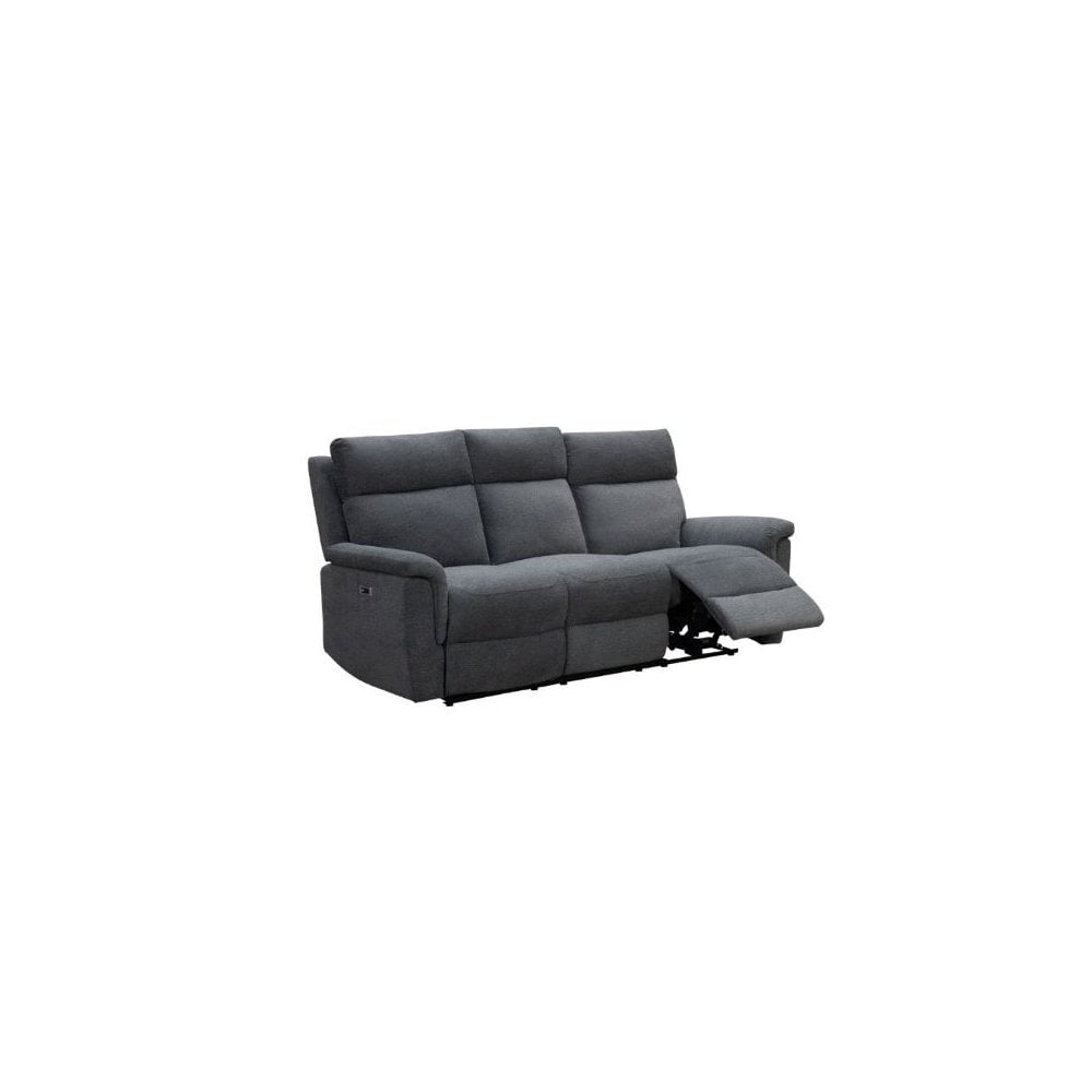 Detroit 3 Seater Power Grey