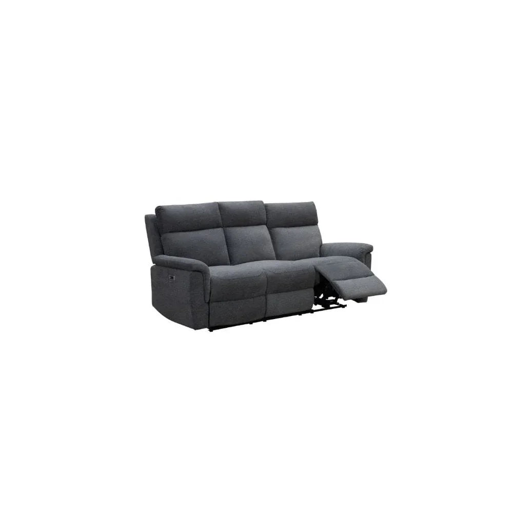 Detroit 3 Seater Power Grey