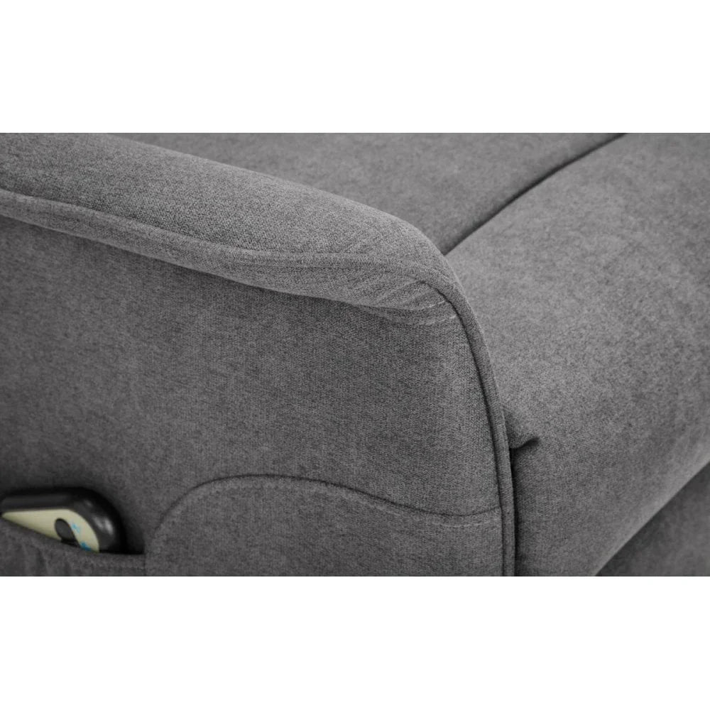 Helena Rise & Recline Chair - Charcoal Fabric