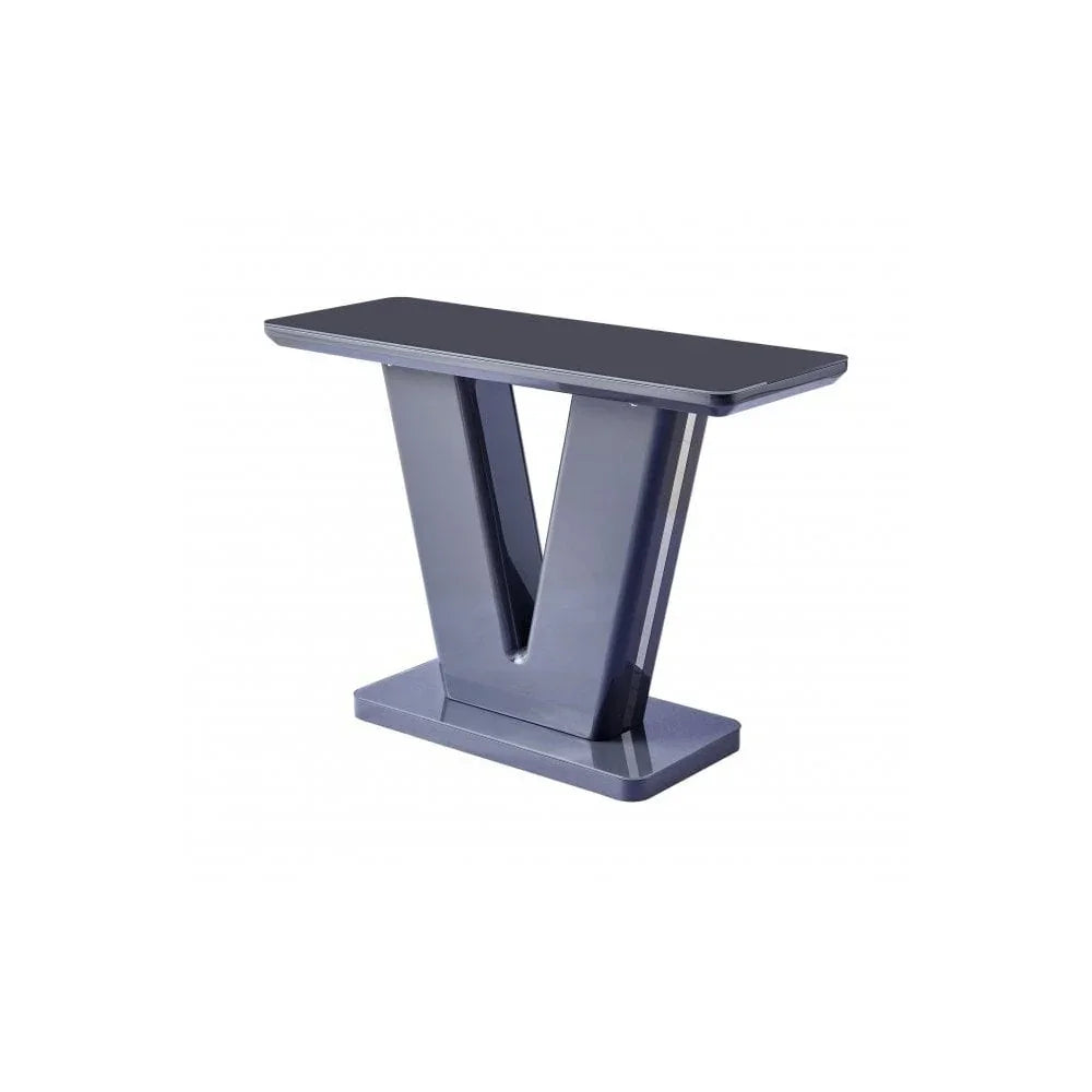 Vicenza Console Table Dark Grey