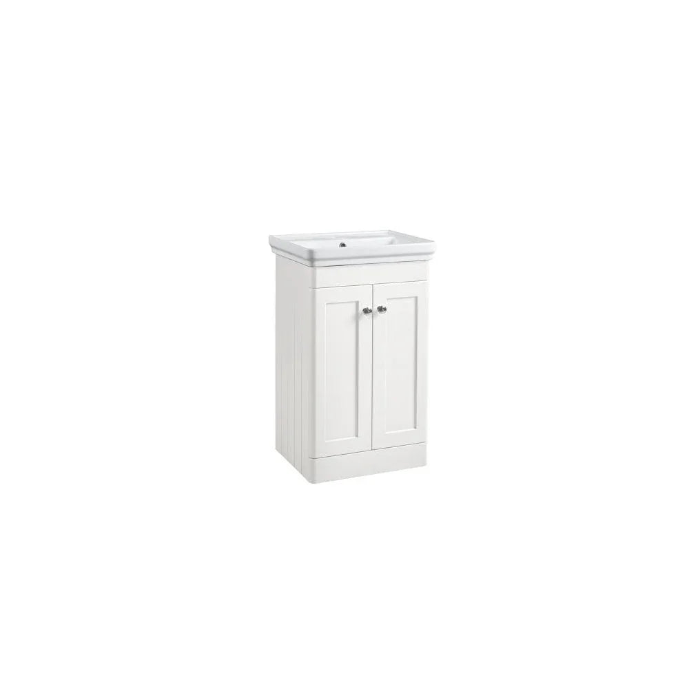 Marston 500 Floor Mounted Vanity Unit Paper White