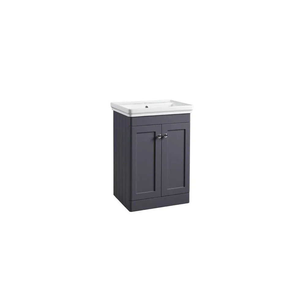 Marston 600 Floor Mounted Vanity Unit Matt Dark Grey