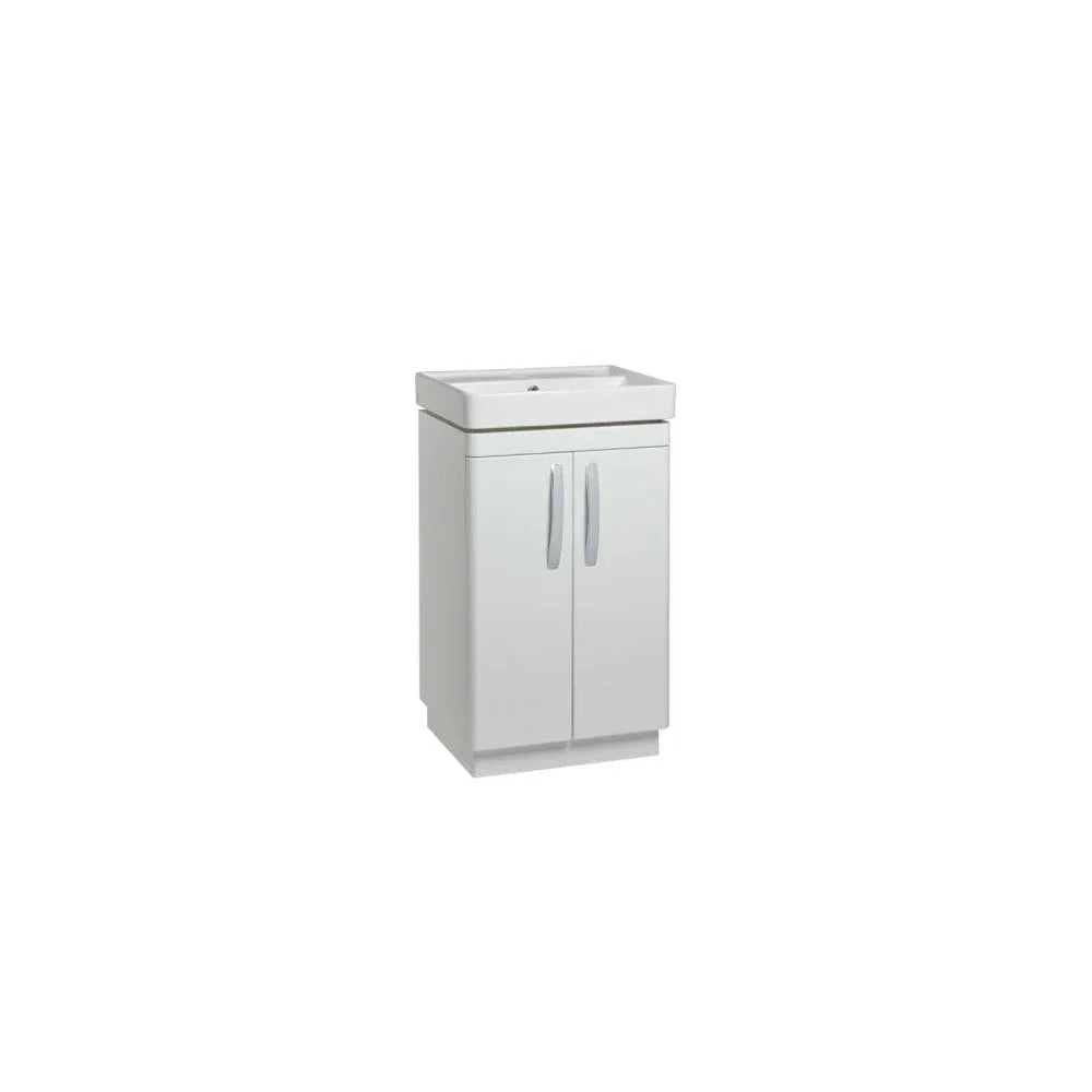 Compass 500 Freestanding Vanity Unit Gloss White
