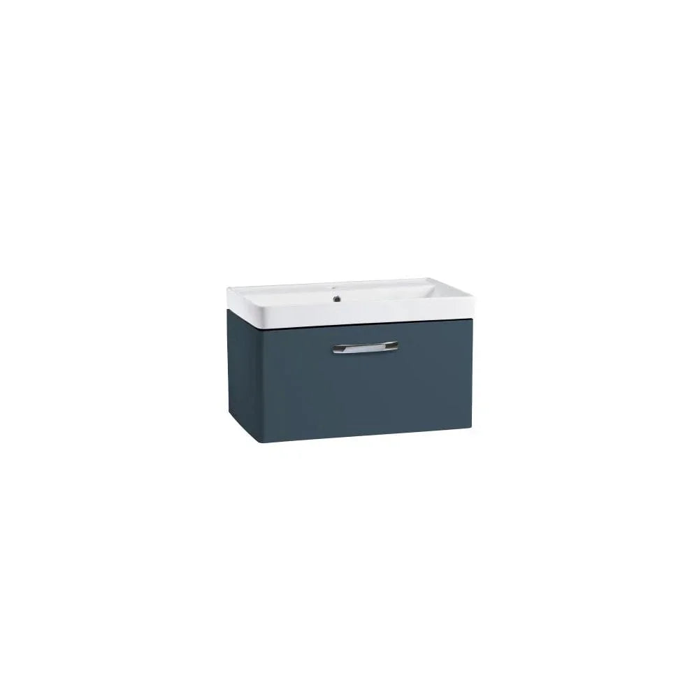 Compass 800 Wall Mounted Vanity Unit Oxford Blue