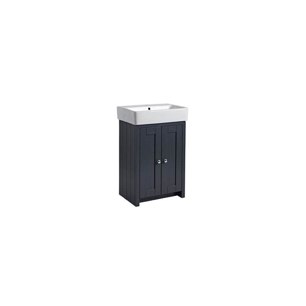 Lansdown 575 Cloakroom Unit Matt Dark Grey