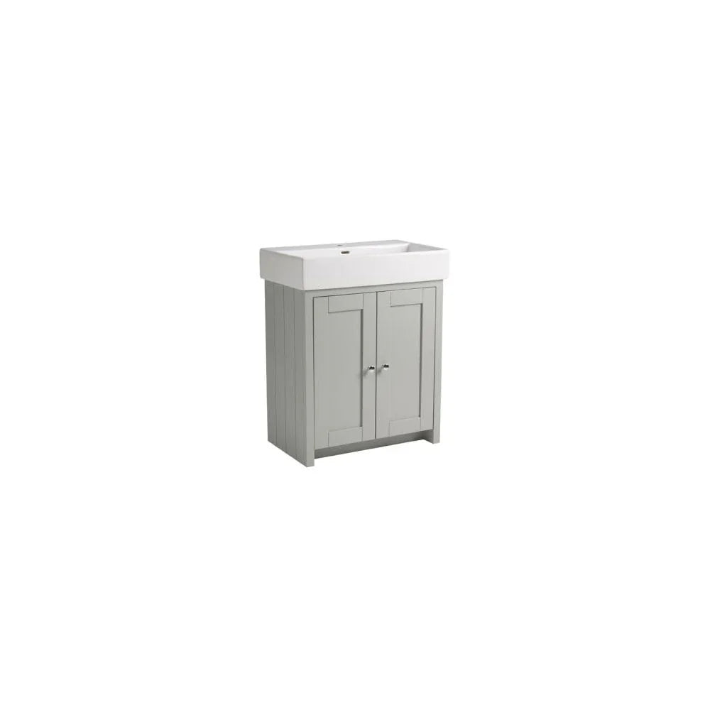 Lansdown 700 Freestanding Unit Pebble Grey