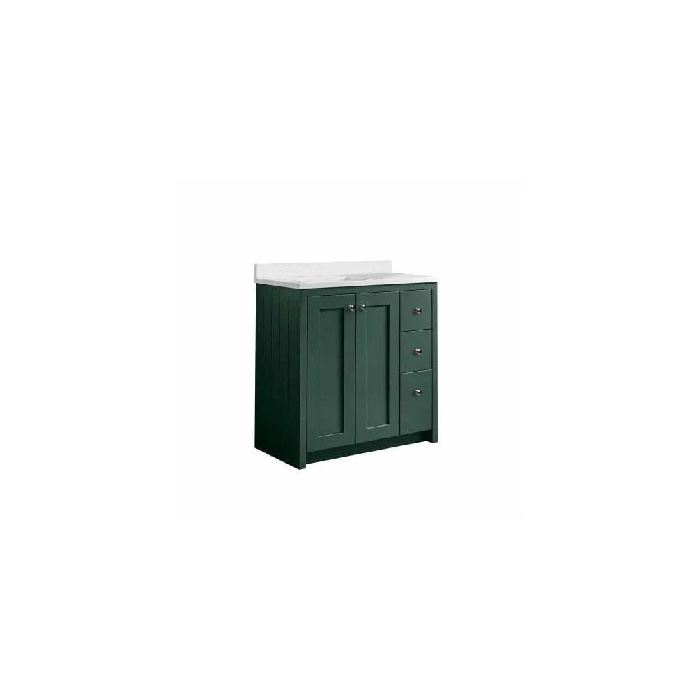 Lansdown 800 Underslung Vanity Unit Sherwood Green