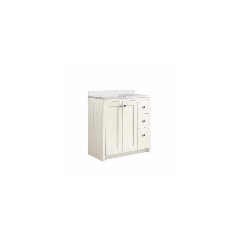 Lansdown 800 Underslung Vanity Unit Linen White