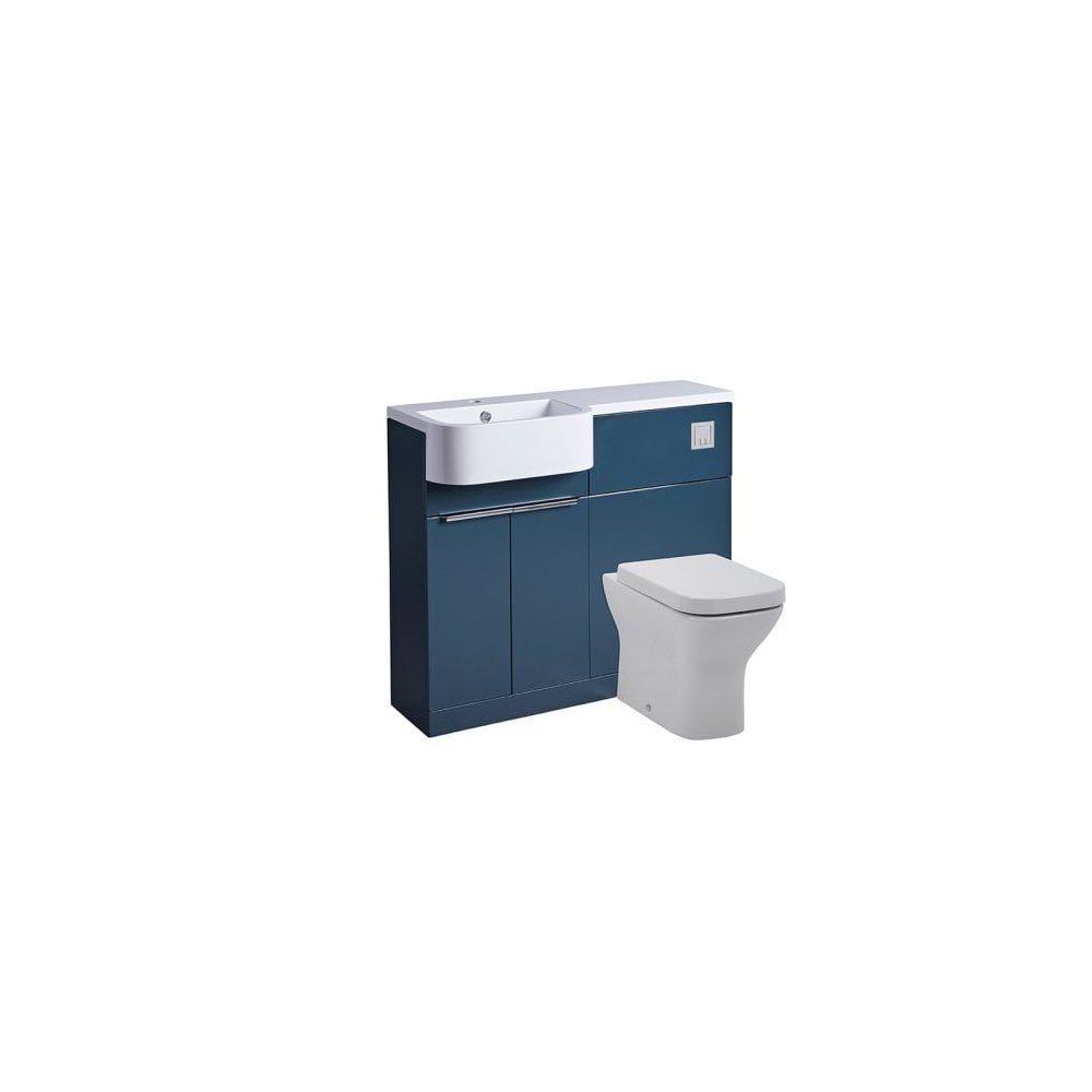 Match 1000 Furniture Unit Left Oxford Blue