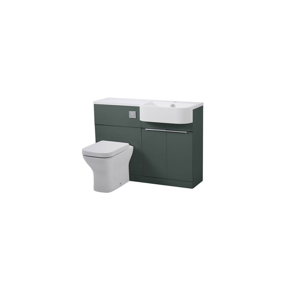 Match 1200 Furniture Unit Right Viridian Green
