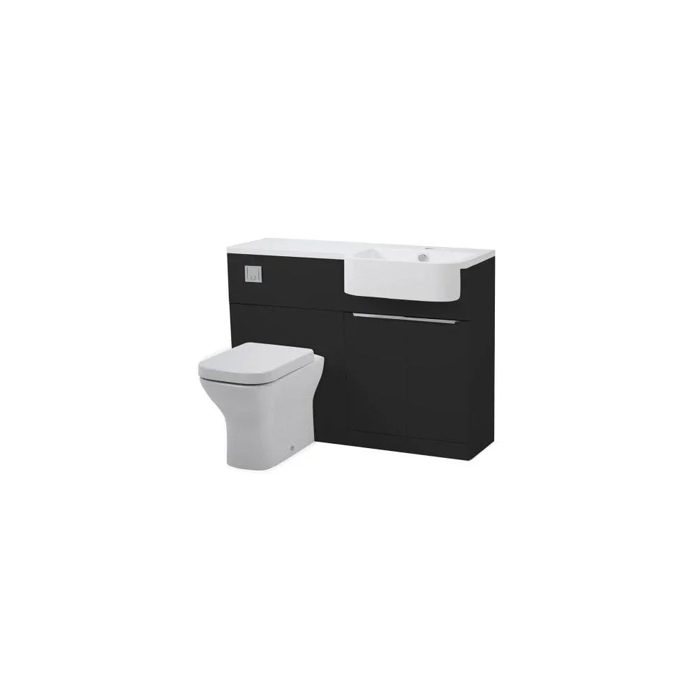 Match 1200 Furniture Unit Right Gloss Clay